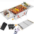 BBQ Grill Holzkohlegrill Campinggrill Klappgrill Tragbar Picknickgrill Terrasse