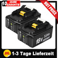 2X 5,0AH Ersatz Akku Für Makita BL1860B 18V LXT Li-ion BL1850B BL1830 LED Anzeig