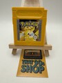 Pokemon Gelb Gelbe Edition Game Boy Gameboy GB voll funktionsfähig