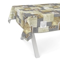 Wachstuchtischdecke Tischdecke abwaschbar Gartentischdecke ANRO Holz Herz