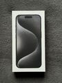 Apple iPhone 15 Pro, Black Titanium, 128GB - NEU/OVP (versiegelt)
