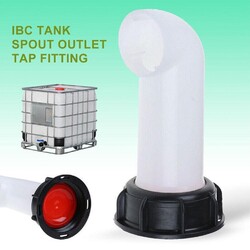 IBC Container Adapter Auslaufstutzen Auslauftülle Regen Wassertank I9N5