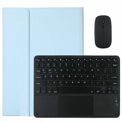 Für iPad 7/8/9/10/11th Pro 11 Air 6 5 4 Hülle mit QWERTZ Touchpad Tastatur Maus