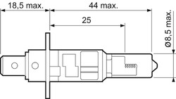 Glühlampe Fernscheinwerfer ESSENTIAL VALEO 032003 H1 55 für AUDI 12 OPEL Halogen