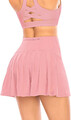 Damen Plissierter Tennisrock Mit Hose Faltenrock Kurz Hosenrock Tennis Golf Spor