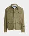 Polo Ralph Lauren Herren Hemdjacke mit Pattentaschen Modell 'PAXTON' Olive Grün 