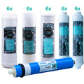 ERSATZFILTER SET -3 Jahre- Umkehrosmose Anlage 6 Stufen (Filter+100 GPD Membran)