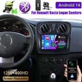 Für Renault Dacia Logan Sandero Carplay Autoradio Android 14 4+64G GPS Navi DAB+