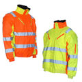 Pilotenjacke 4 IN 1 Warnschutzjacke Winterjacke Warnjacke Softshelljacke S-XXXXL