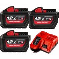 2X Für Milwaukee M18 High Output Akku M18B6 18V XC 8,0 /12.0 Li-Ion 48-11-186 