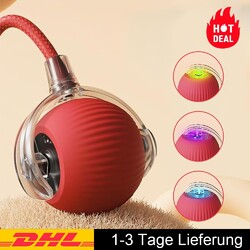 Automatisch Elektrischer Katzenspielball, Interaktives Spielzeug für Haustiere