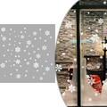 Weihnachten Schneeflocke Aufkleber Weihnachtsdeko Sticker lebendige Muster