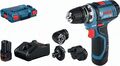 Akku-Bohrschrauber GSR 12V-15 FC Professional 12 V 2 Ah 1-10 mm BOSCH