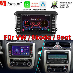 Android 13 Autoradio Carplay Auto DSP GPS Navi Für VW/SKODA/SEAT Wireless BT DAB