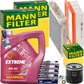 MANN INSPEKTIONSPAKET+5L MANNOL 5W-40 ÖL passend für RENAULT TWINGO II CN0 1.2
