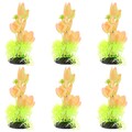  6 Pcs Wasserpflanzen Kunstlicher Aquarienpflanzen Künstliche Für