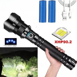 Super hell XHP90.2 LED Taschenlampe Taktisches Fackel Arbeitslicht Aufladbar DHL