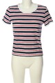 H&M DIVIDED Ringelshirt Damen Gr. DE 38 weiß-blau-rot Casual-Look