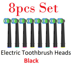 Oral B kompatible Zahnbürstenköpfe, 8 Stück Ersatz-Elektrobürstenköpfe Braun