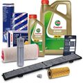 BOSCH-FILTER INSPEKTIONSPAKET+6L CASTROL 5W-30 M FÜR BMW 3-ER E90 E91 318d 320d