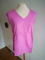 Damen Bluse Gr. 40 Unikat 100 % Baumwolle Batist bestickt rosé wie neu