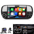 Android 14 Autoradio Für Fiat 500 07-2015 Carplay GPS Navi WIFI BT SWC DAB 2+64G