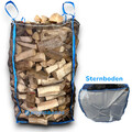 10x Woodbag Holzbag BigBag Premium Brennholz Holz Big Bag Sternenboden Säcke