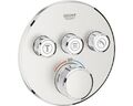 GROHE Duscharmatur mit Thermostat GROHTHERM SMARTCONTROL supersteel matt 29121DC