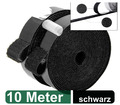 Klettband selbstklebend extra stark - Schwarz - 10M lang - 20mm breit beidseitig
