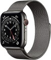 Apple Watch Series 6 [GPS + Cellular, inkl. Milanaise-Armband graphit] 44mm Ed G