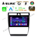 Carplay  2+64G Android 14 Autoradio Kam GPS Navi DAB+ für Audi A6 S6 RS6 C5 1DIN