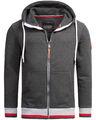 A. Salvarini Herren Sweatjacke Kapuzenpullover Jacke Kapuze Hoodie Sweater AS310