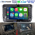 Apple Carplay Autoradio GPS NAVI 2+32GB Android 12 für VW GOLF 5 6 Passat Touran