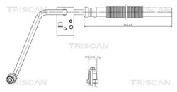 Hydraulikschlauch Lenkung TRISCAN 8516 29066 für VW GOLF 2 19E 1G1 JETTA 1G2 165