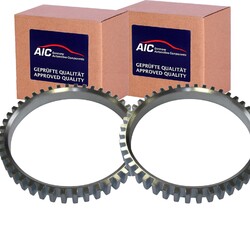 2X AIC ABS-SENSORRINGE VORNE BEIDSEITIG PASSEND FÜR HYUNDAI COUPE ELANTRA