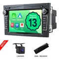 CAM+DAB+ Autoradio Android 13 CarPlay Für Opel Astra H Zafira B Corsa D Vectra C