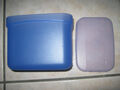 Tupperware Swing Box Behälter A37/41 mit Deckel 450 ml schlank schmal hoch blau