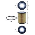 Ölfilter für Mercedes GLE C292 W166 GLK-Klasse X204 GLS X166 M-Klasse | 520511