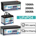 Lithium Batterie 300Ah 12V LiFePO4 Akku BMS 10000+ Zyklen Wohnmobil Solaranlage