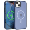 EAZY CASE für iPhone 14 Plus Outdoor Case mit MagSafe Matt Handyhülle Nachtblau