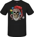 Harley-Davidson T-Shirt Holiday Skull