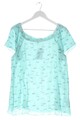 ESPRIT Kurzarm-Bluse Damen Bluse Gr. DE 40 türkis Casual-Look