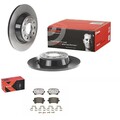brembo BREMSSCHEIBEN 282mm + XTRA BELÄGE HINTEN passend für VW TIGUAN 5N