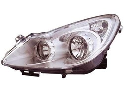 1x Alkar Hauptscheinwerfer H7 H1 Links passend für Opel Corsa D BJ bis 12/2010