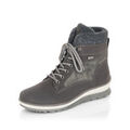 Remonte Damen Stiefel Stiefeletten Boots Schnürstiefel Leder TEX grau R8477