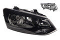 Scheinwerfer Halogen Haupt passend für VW Polo 09 6R 06/09-03/14 H4 Re. + Nebel.