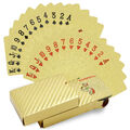 Spielkarten 2 Pokerdecks Pokerkarten Poker Cards Wasserdichtes Plastik Gold