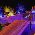 Solarleuchte Lichterkette Leuchtband 100x LED Erdspieß Balkon RGB Farbwechsel