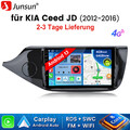 4+64G Für Kia Ceed JD 2012-2017 Android 13 Autoradio CarPlay GPS Navi BT RDS SWC