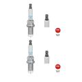 2x NGK 7892 Zündkerze für VW Passat 3B3 3B6